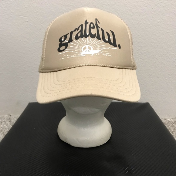 #Grateful Adult Trucker Hat Ran‎ Adjustable Snapback Mesh Baseball Cap - Picture 1 of 6